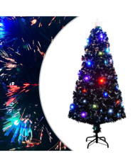 Arbre de Noël pré-éclairé avec support 150 cm fibre optique | Mobilier & Déco