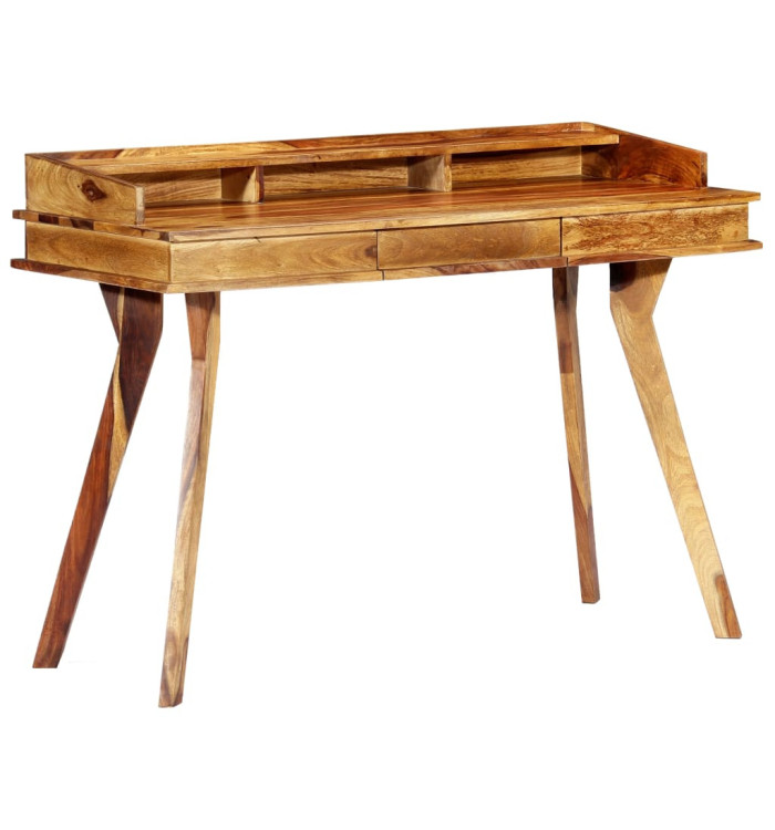 Bureau 115 x 50 x 85 cm Bois solide de Sesham | Mobilier & Déco