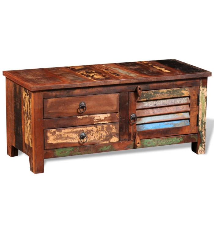 Buffet de téléviseur Bois massif de récupération | Mobilier & Déco