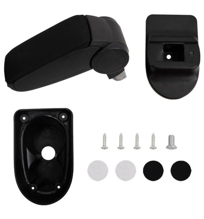 Accoudoir de voiture noir 13x36x(30-46) cm ABS | Mobilier & Déco
