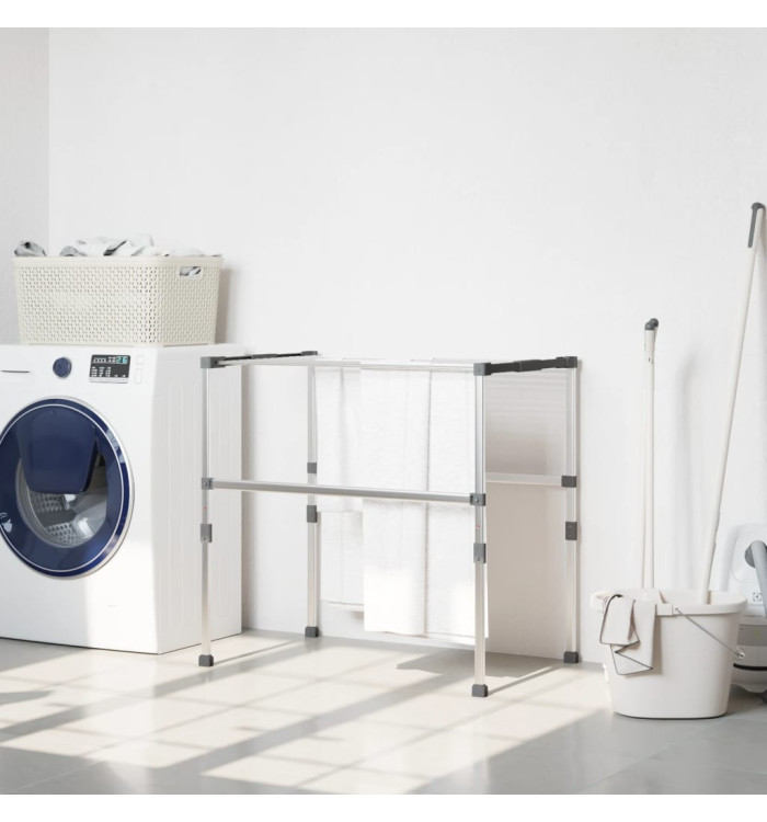 Séchoir à linge 83x(50-55)x(40-85) cm aluminium | Mobilier & Déco