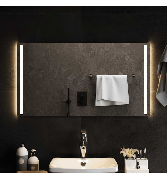 Miroir de salle de bain à LED 90x50 cm | Mobilier & Déco