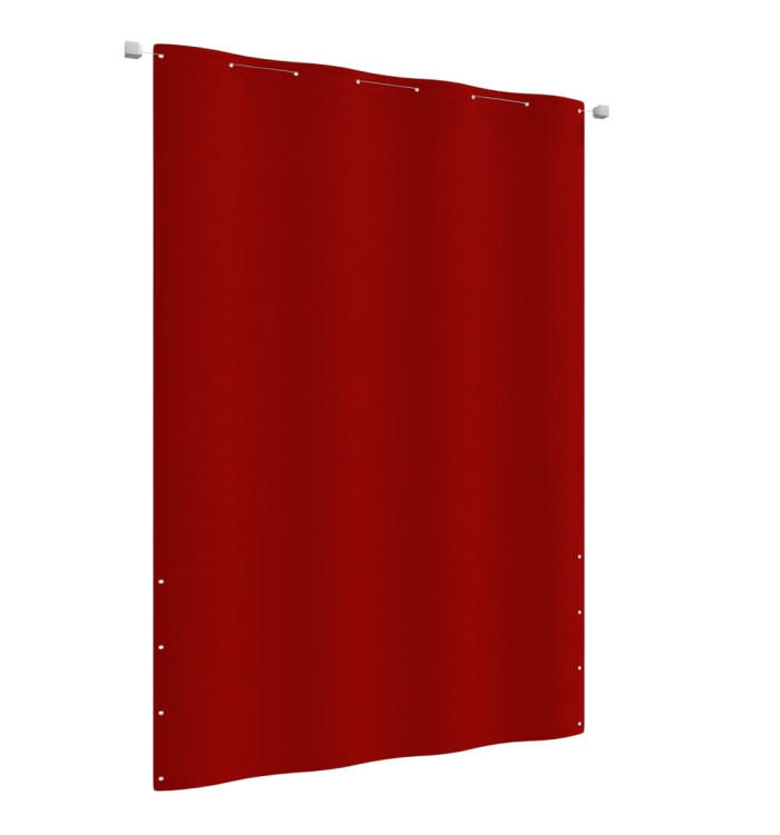 Écran de balcon Rouge 160x240 cm Tissu Oxford | Mobilier & Déco