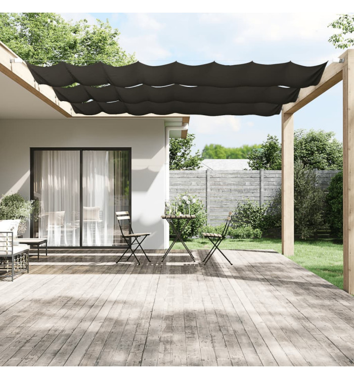 Auvent vertical Anthracite 60x800 cm Tissu oxford | Mobilier & Déco