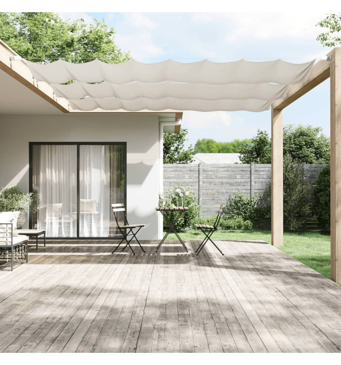 Auvent vertical Blanc 60x600 cm Tissu oxford | Mobilier & Déco