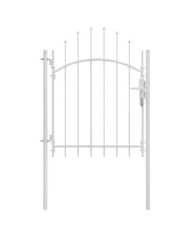 Portail de jardin Acier 1 x 2 m Blanc | Mobilier & Déco