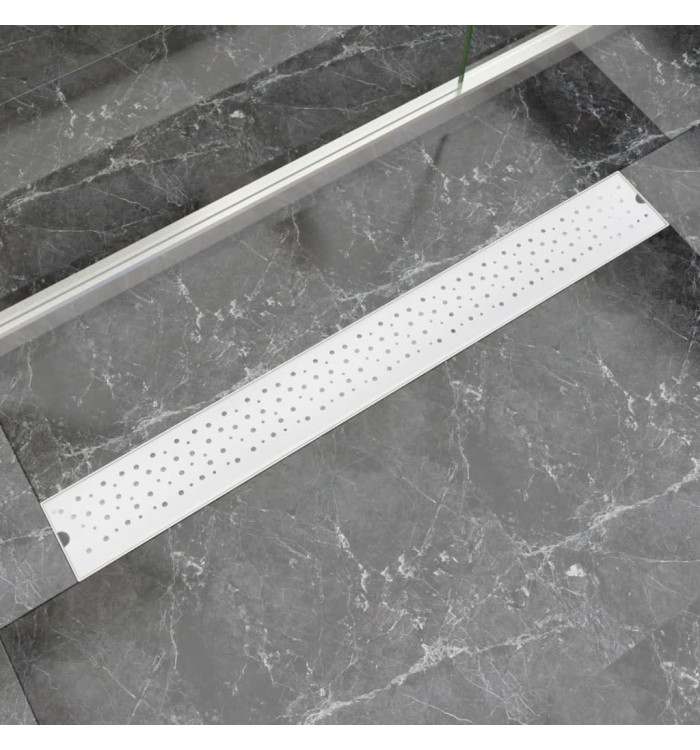 Drain de douche linéaire 930x140 mm acier inoxydable | Mobilier & Déco