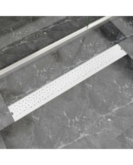 Drain de douche linéaire 930x140 mm acier inoxydable | Mobilier & Déco