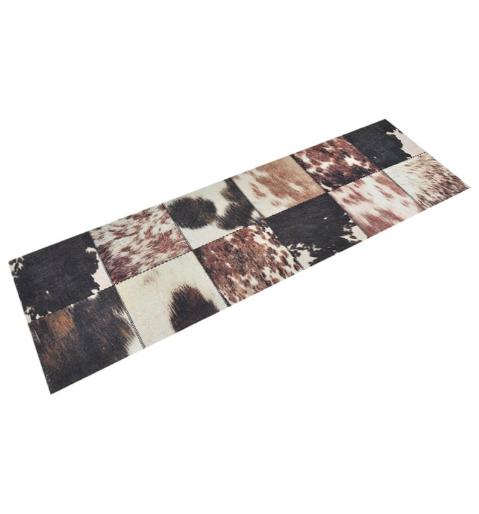 Tapis de cuisine lavable impression peau d'animal 60x180 cm | Mobilier & Déco