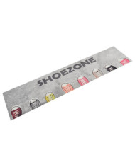 Tapis de cuisine lavable impression shoezone 60x300 cm velours | Mobilier & Déco