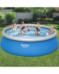 Bestway Ensemble de piscine gonflable ronde Fast Set 457x122 cm | Mobilier & Déco