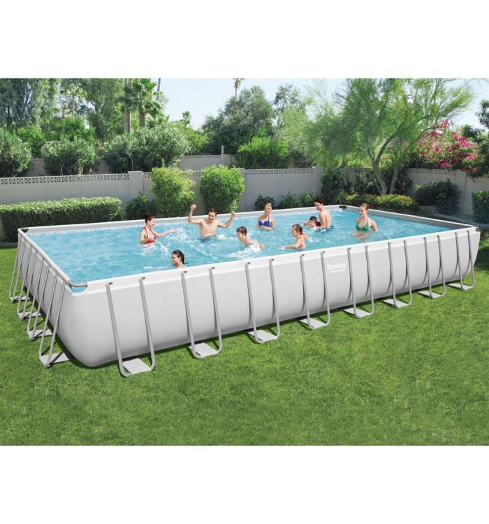 Bestway Ensemble de piscine Power Steel 956x488x132 cm | Mobilier & Déco