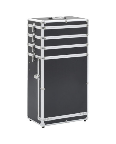 Chariot de maquillage Aluminium Noir | Mobilier & Déco
