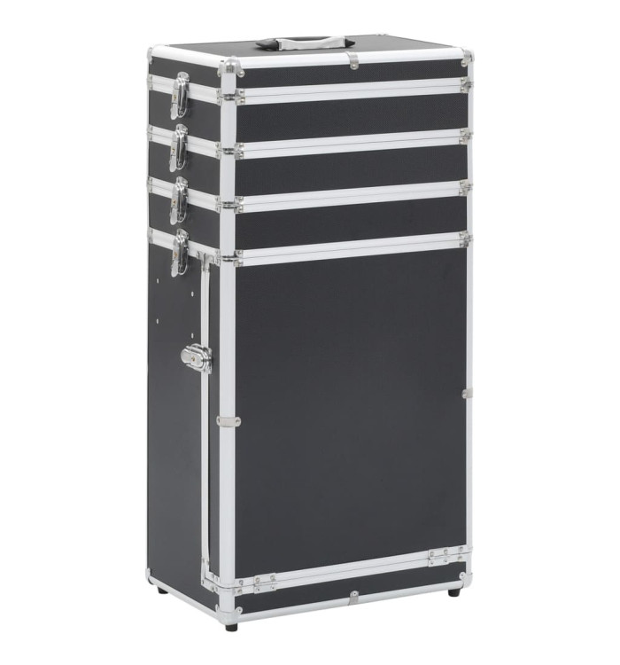 Chariot de maquillage Aluminium Noir | Mobilier & Déco