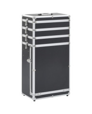 Chariot de maquillage Aluminium Noir | Mobilier & Déco