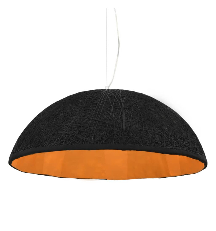Lampe suspendue Noir et doré Ø70 cm E27 | Mobilier & Déco