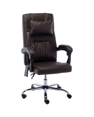 Chaise de bureau de massage Marron Similicuir | Mobilier & Déco
