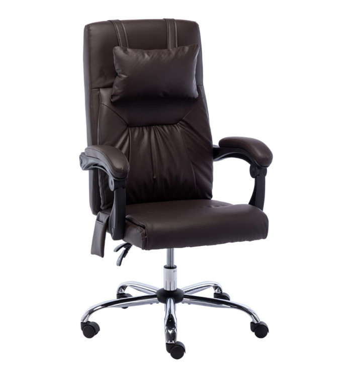 Chaise de bureau de massage Marron Similicuir | Mobilier & Déco
