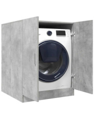 Meuble pour machine à laver Gris béton 71x71,5x91,5 cm | Mobilier & Déco