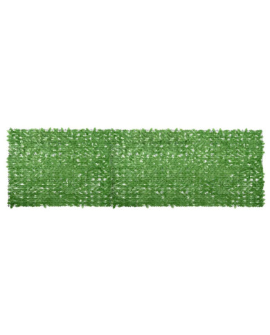 Écran de balcon avec feuilles vert 600x150 cm | Mobilier & Déco