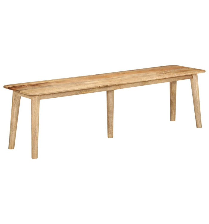 Banc 160x40x45 cm bois massif de manguier | Mobilier & Déco
