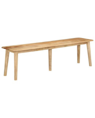 Banc 160x40x45 cm bois massif de manguier | Mobilier & Déco