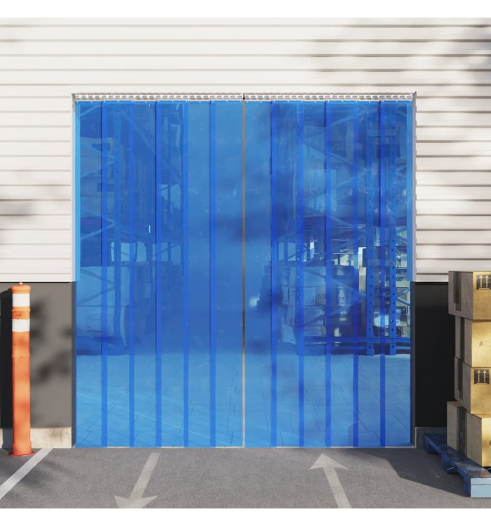 Rideau de porte bleu 300 mmx2,6 mm 10 m PVC | Mobilier & Déco