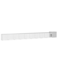 Cage pour poules Gris 1000x91x100 cm Acier galvanisé | Mobilier & Déco