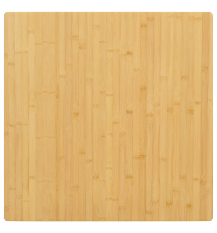 Dessus de table 70x70x2,5 cm bambou | Mobilier & Déco