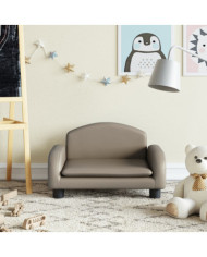 Canapé pour enfants cappuccino 50x40x30 cm similicuir | Mobilier & Déco