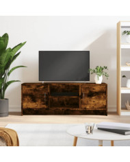 Meuble TV chêne fumé 102x30x37,5 cm bois d'ingénierie | Mobilier & Déco