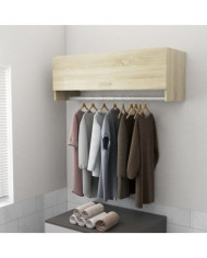 Garde-robe chêne sonoma 100x32,5x35 cm bois d'ingénierie | Mobilier & Déco
