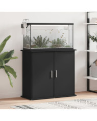 Support pour aquarium noir 81x36x73 cm bois d'ingénierie | Mobilier & Déco