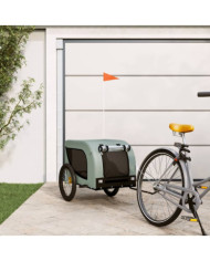 Remorque de vélo pour animaux de compagnie gris et noir | Mobilier & Déco