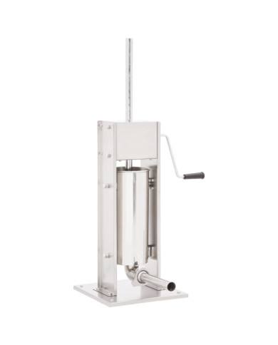 Poussoir à saucisse manuel Argenté 5 L Acier inoxydable | Mobilier & Déco