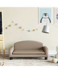 Canapé pour enfants cappuccino 70x45x30 cm similicuir | Mobilier & Déco