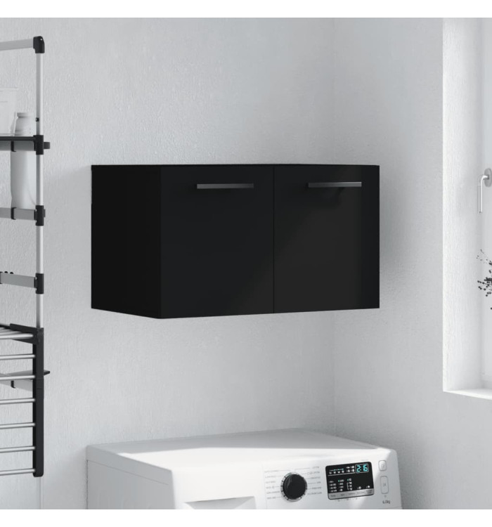 Armoire murale Noir 60x36,5x35 cm Bois d'ingénierie | Mobilier & Déco