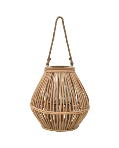 Bougeoir suspendu Osier naturel | Mobilier & Déco