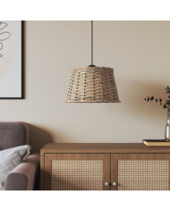 Abat-jour de plafonnier marron Ø38x23 cm osier | Mobilier & Déco