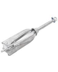 Ancre pliable argenté 10 kg fonte galvanisée à chaud | Mobilier & Déco