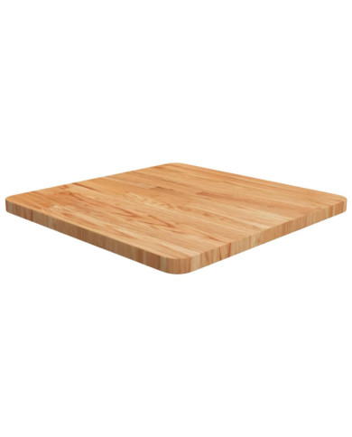 Dessus de table carré Marron clair50x50x2,5cm Bois chêne traité | Mobilier & Déco