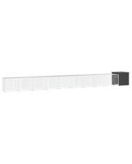 Poulailler Anthracite 1000x91x100 cm Acier galvanisé | Mobilier & Déco