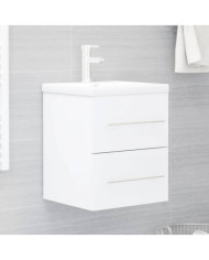 Armoire d'évier Blanc 41x38,5x48 cm Bois d’ingénierie | Mobilier & Déco
