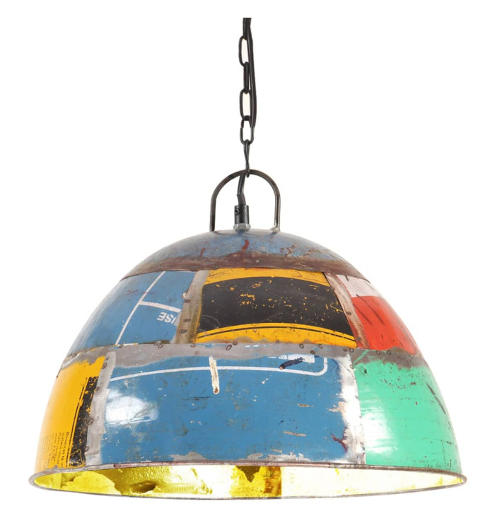 Lampe suspendue industrielle vintage 25W Multicolore Rond 41 cm | Mobilier & Déco