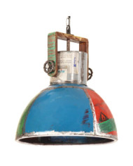 Lampe suspendue industrielle 25 W Multicolore Ronde 40 cm E27 | Mobilier & Déco