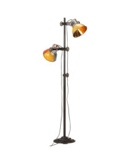 Lampadaire avec 2 abat-jour Multicolore E27 | Mobilier & Déco