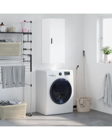 Armoire murale blanc 34,5x34x90 cm | Mobilier & Déco