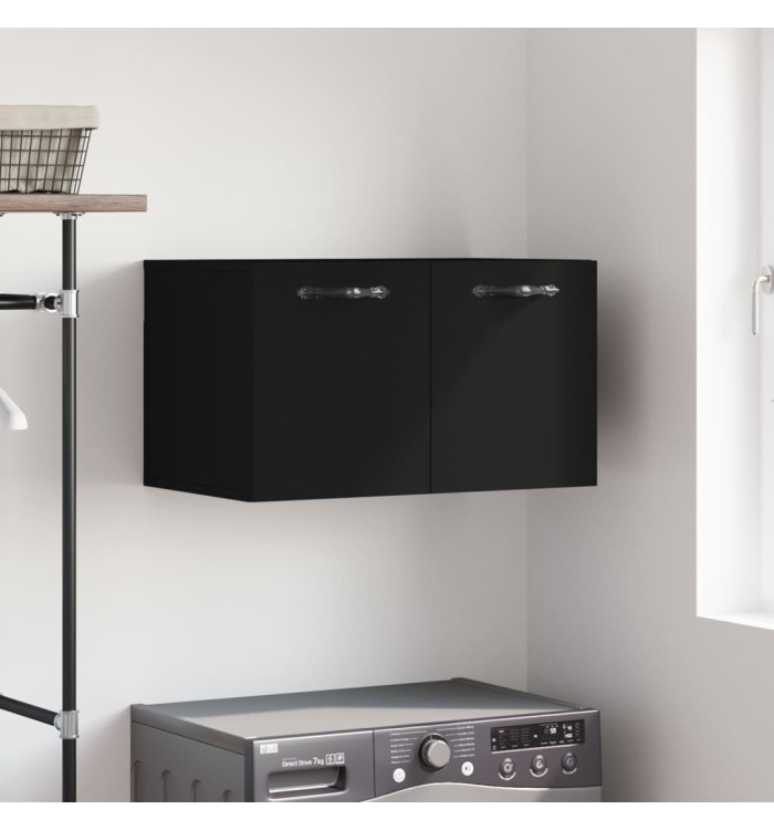Armoire murale Noir 60x36,5x35 cm Bois d'ingénierie | Mobilier & Déco