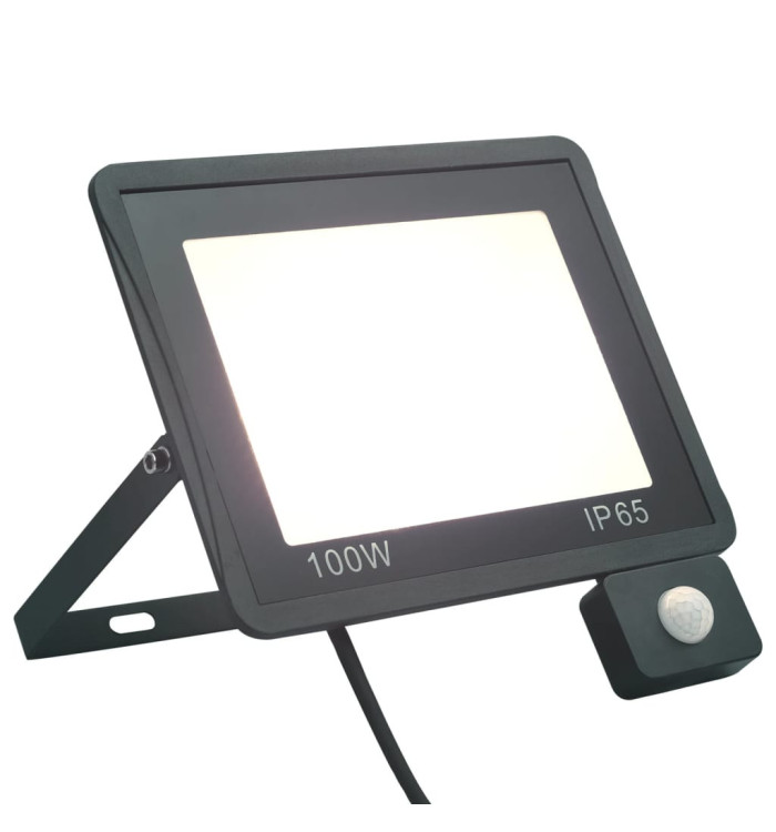 Projecteur à LED avec capteur 100 W Blanc froid | Mobilier & Déco