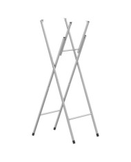 Pieds de table de bar pliables Argenté 45x53x108 cm | Mobilier & Déco